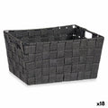 Mehrzweckkorb Kipit A3-6883 Schwarz Stoff 30 x 14 x 20 cm 20 x 14 x 30 cm (18 Stück)
