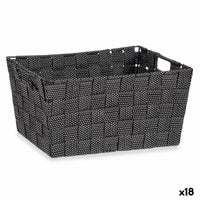 Mehrzweckkorb Kipit A3-6883 Schwarz Stoff 30 x 14 x 20 cm 20 x 14 x 30 cm (18 Stück)