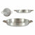 Pfanne Kinvara Silberfarben Aluminium Ø 30 cm (12 Stück)