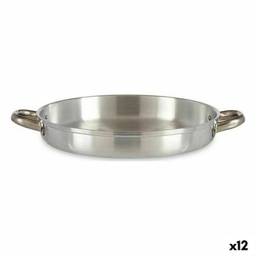 Pfanne Kinvara Silberfarben Aluminium Ø 30 cm (12 Stück)