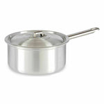 Topf mit Deckel Kinvara Silberfarben Aluminium 2 L 20 x 12 x 35,5 cm 35,5 x 12 x 20 cm (10 Stück)