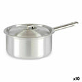 Topf mit Deckel Kinvara Silberfarben Aluminium 2 L 20 x 12 x 35,5 cm 35,5 x 12 x 20 cm (10 Stück)