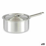 Topf mit Deckel Kinvara Silberfarben Aluminium 2 L 20 x 12 x 35,5 cm 35,5 x 12 x 20 cm (10 Stück)