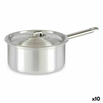 Topf mit Deckel Kinvara Silberfarben Aluminium 2 L 20 x 12 x 35,5 cm 35,5 x 12 x 20 cm (10 Stück)