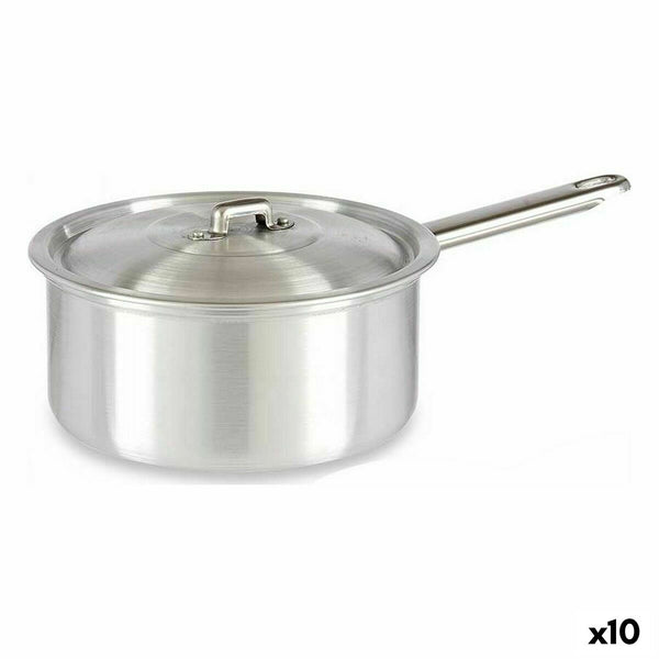 Topf mit Deckel Kinvara Silberfarben Aluminium 2 L 20 x 12 x 35,5 cm 35,5 x 12 x 20 cm (10 Stück)