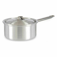Topf mit Deckel Kinvara Silberfarben Aluminium Ø 16 cm 1,5 L 30 x 10,5 x 18 cm 30,5 x 9 x 18 cm 18 x 10,5 x 30,5 cm (10 Stück)