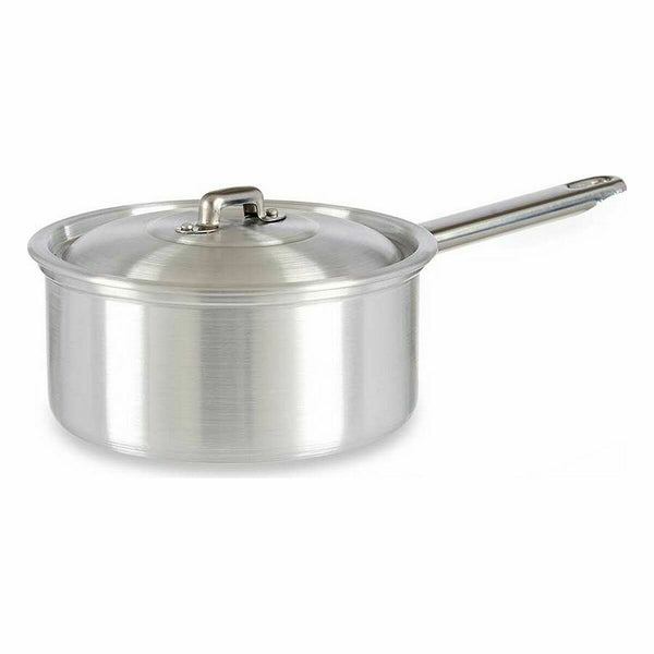 Topf mit Deckel Kinvara Silberfarben Aluminium Ø 16 cm 1,5 L 30 x 10,5 x 18 cm 30,5 x 9 x 18 cm 18 x 10,5 x 30,5 cm (10 Stück)