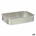 Backofenform Kinvara Silberfarben Aluminium Ø 18 cm 26 X 5 X 19 CM 19 x 5 x 26 cm (12 Stück)
