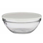 Runde Lunchbox mit Deckel Pasabahce 1113328-53583 Chefs Weiß 2,5 L (4 Stück)