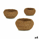 Korbsatz Gift Decor Braun Seetang (4 Stück)