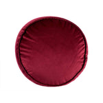 Puff Samt Granatrot 60 x 39 x 60 cm (2 Stück)