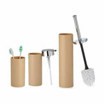 Badezimmer Set Berilo B6274 S3-2 Braun Kunststoff (8 Stück)