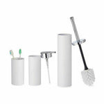 Badezimmer Set Berilo B6274 S3-3 Weiß Kunststoff (8 Stück)