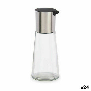 Ölfläschchen Vivalto LH0915 LH0915 Durchsichtig Silberfarben Silber Metall Glas Aluminium Polypropylen 230 ml 7 x 17 x 7 cm (24