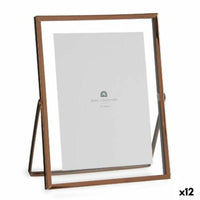 Fotorahmen Kupfer Metall Glas Kunststoff 18,5 x 1 x 23 cm (12 Stück)
