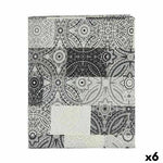 Fleckenabweisende Tischdecke Kinvara Grau Abdeckung Fleckenbeständig Kachel 140 x 180 cm (6 Stück)