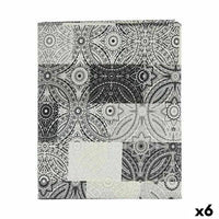 Fleckenabweisende Tischdecke Kinvara Grau Abdeckung Fleckenbeständig Kachel 140 x 180 cm (6 Stück)