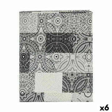 Fleckenabweisende Tischdecke Kinvara Grau Abdeckung Fleckenbeständig Kachel 140 x 180 cm (6 Stück)