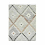 Fleckenabweisende Tischdecke Kinvara Beige Abdeckung Fleckenbeständig Rhombusse 140 x 180 cm (6 Stück)