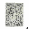 Fleckenabweisende Tischdecke Kinvara Grau Abdeckung Fleckenbeständig Bilder 140 x 180 cm (6 Stück)