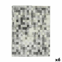 Fleckenabweisende Tischdecke Kinvara Grau Abdeckung Fleckenbeständig Bilder 140 x 180 cm (6 Stück)
