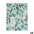 Fleckenabweisende Tischdecke Kinvara Blau türkis Abdeckung Fleckenbeständig Bilder 140 x 180 cm (6 Stück)
