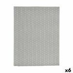 Fleckenabweisende Tischdecke Kinvara Grau Abdeckung Fleckenbeständig Stern 140 x 180 cm (6 Stück)