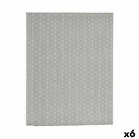 Fleckenabweisende Tischdecke Kinvara Grau Abdeckung Fleckenbeständig Stern 140 x 180 cm (6 Stück)