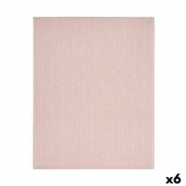 Fleckenabweisende Tischdecke Kinvara Rosa Abdeckung Fleckenbeständig Stern 140 x 180 cm (6 Stück)