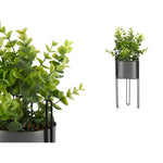 Dekorationspflanze Ibergarden QY-H096 Metall Kunststoff Eukalyptusbaum 14 x 40 x 14 cm (8 Stück)