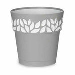 Selbstbewässernder Blumentopf Stefanplast Cloe Grau Kunststoff 19 x 19 x 19 cm (12 Stück)