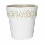 Selbstbewässernder Blumentopf Stefanplast Gaia Weiß Kunststoff 25 x 25 x 25 cm (6 Stück)