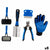 Hygiene-Set Haustiere Blau (8 Stück)