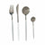 Besteck-Set Kinvara Weiß Silberfarben Edelstahl (12 Stück)