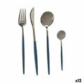 Besteck-Set Kinvara Grau Silberfarben Edelstahl (12 Stück)