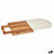 Schneidebrett Kinvara Weiß 18 x 1,5 x 38 cm (8 Stück)