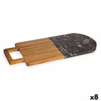 Schneidebrett Kinvara Schwarz 18 x 1,5 x 38 cm (8 Stück)
