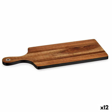 Schneidebrett Kinvara 78377 78377 Schwarz 17,3 x 1,5 x 44,8 cm (12 Stück)