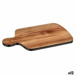 Schneidebrett Kinvara 78381 78381 Schwarz 25,7 x 1,5 x 40 cm (12 Stück)