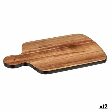 Schneidebrett Kinvara 78381 78381 Schwarz 25,7 x 1,5 x 40 cm (12 Stück)
