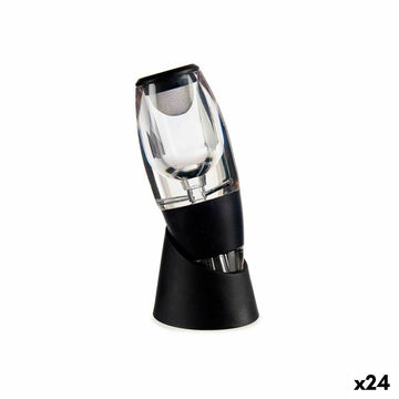 Wein-Dekantierer Kinvara 2021101201 Schwarz Durchsichtig Edelstahl TPE Kunststoff (24 Stück)