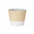 Blumentopf Ibergarden 86434 Weiß Schnur Kunststoff 19,5 x 17,5 x 19,5 cm 19,5 x 16,5 x 19,5 cm (24 Stück)