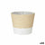 Blumentopf Ibergarden 86434 Weiß Schnur Kunststoff 19,5 x 17,5 x 19,5 cm 19,5 x 16,5 x 19,5 cm (24 Stück)