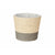 Blumentopf Ibergarden WY21-71 Grau Schnur Kunststoff 19,5 x 16,5 x 19,5 cm (24 Stück)
