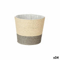 Blumentopf Ibergarden WY21-71 Grau Schnur Kunststoff 19,5 x 16,5 x 19,5 cm (24 Stück)