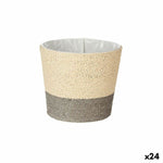 Blumentopf Ibergarden WY21-71 Grau Schnur Kunststoff 19,5 x 16,5 x 19,5 cm (24 Stück)