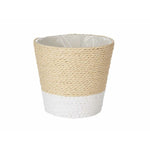 Blumentopf Ibergarden 86440 Weiß Schnur Kunststoff 14 x 12,5 x 14 cm (24 Stück)