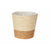 Blumentopf Ibergarden WY21-73 Braun Schnur Kunststoff 14 x 12,5 x 14 cm (24 Stück)