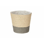 Blumentopf Ibergarden 86442 Grau Schnur Kunststoff 14 x 12,5 x 14 cm (24 Stück)