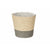 Blumentopf Ibergarden 86442 Grau Schnur Kunststoff 14 x 12,5 x 14 cm (24 Stück)